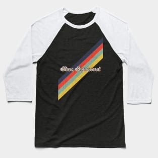 retro vintage color Marc Broussard Baseball T-Shirt